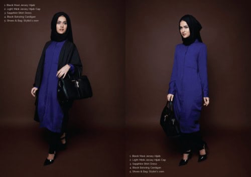 #16- Simple Yet Elegant Dress with Hijab