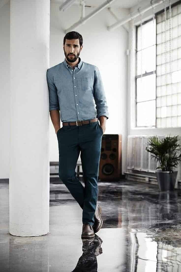 ↓ 8 – Stylish Work Outfit – No Tie