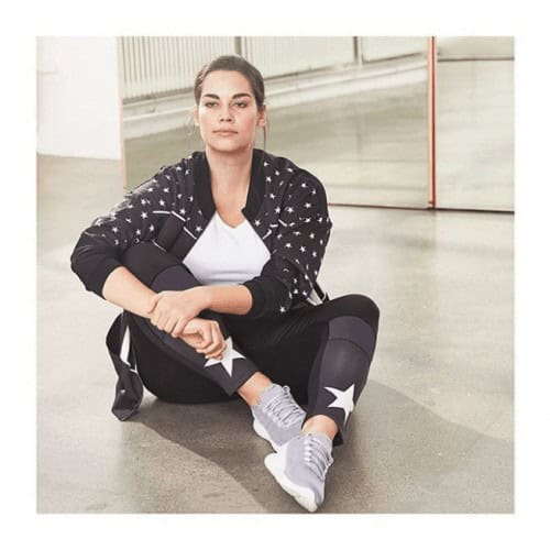 ↓ 6. Starry Black Activewear for Plus-Size Ladies