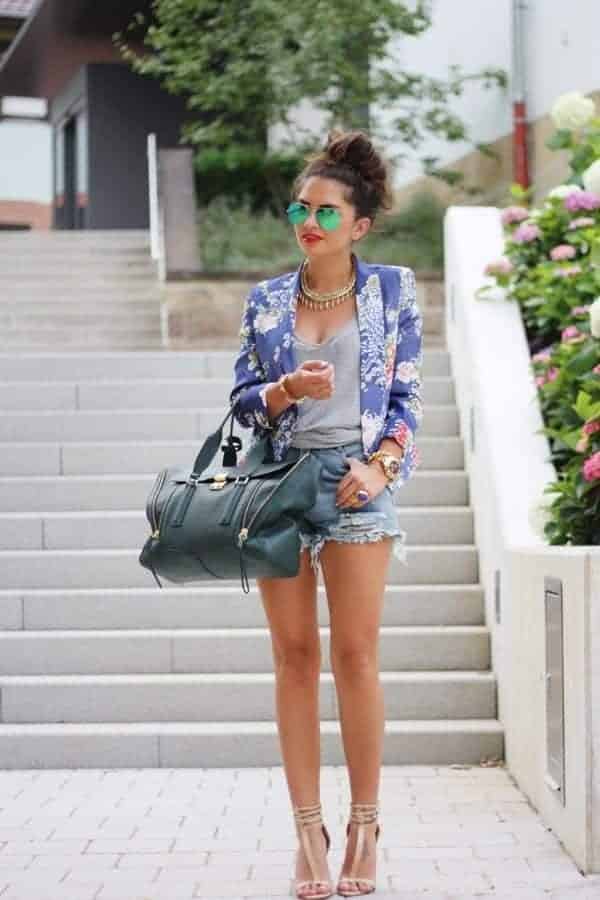 #8- With Denim Shorts