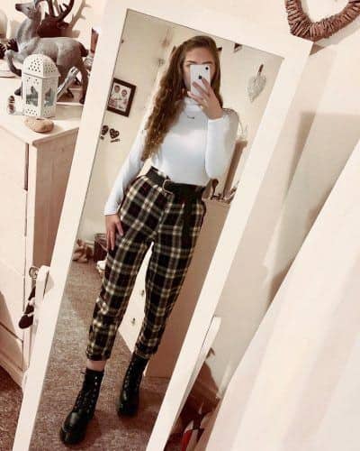 ↓ 17 – Plaid Pants