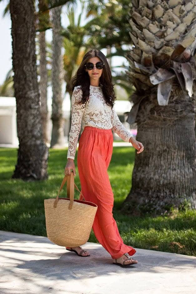 ↓ 4 – Funky Palazzos for Summer Parties