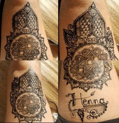 ↓ 1 – Full Leg Henna