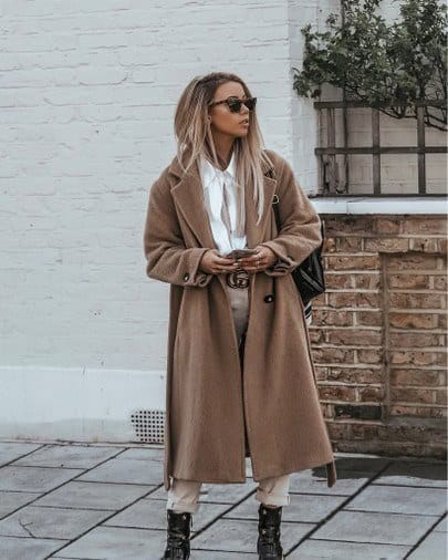 ↓ 32 – Long Coats With Autumn Outfits