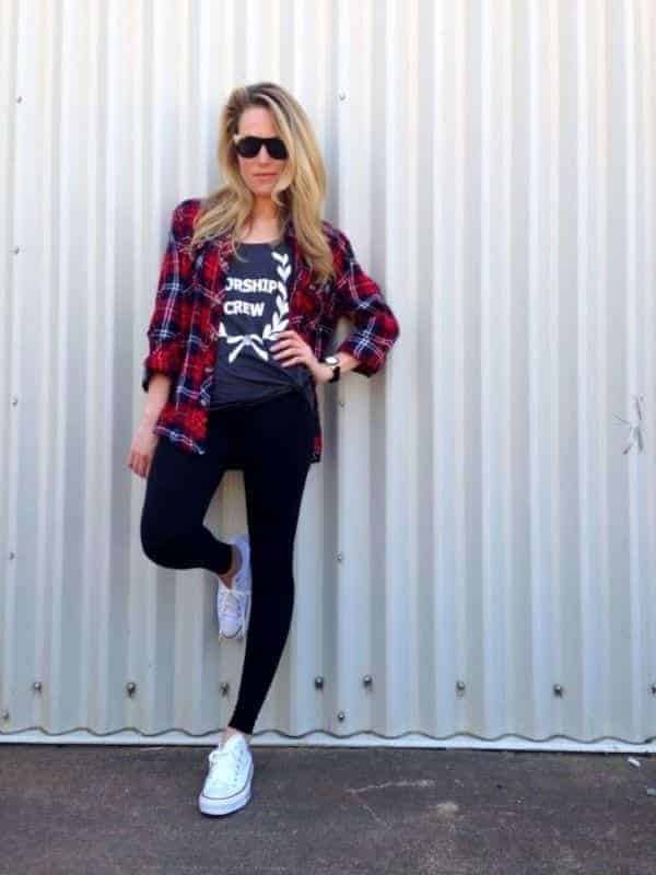 #33. Flannel and Jeans; A Favorite Going Out Outfit