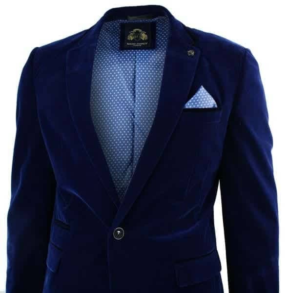 #1 – Wedding-Blue Velvet Coats