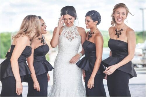 #3 Black for Bridesmaids