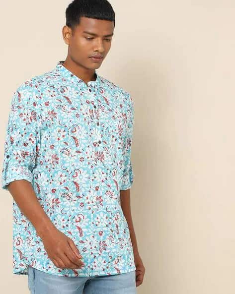 Short Kurta styled with Jeans