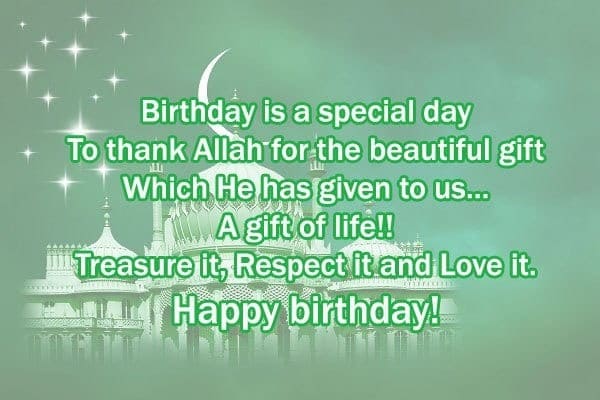 ↓ 41 – Wish Birthday to a Son with an Islamic Way