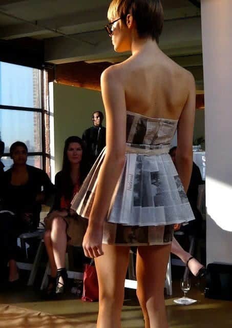 15 – Short Newspaper Dress