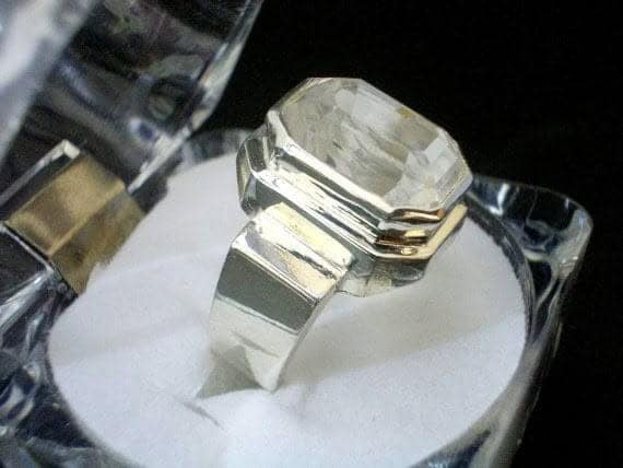 #3 – A Diamond Quartz Men Ring